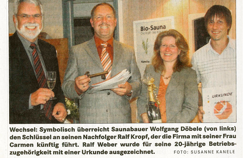 Inhaberwechsel 2007, Wolfgang Döbele und Ralf Kropf